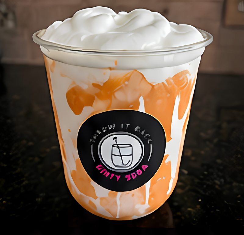 Creamsickle Kickback — Orange Soda dirty soda from Throw It Back